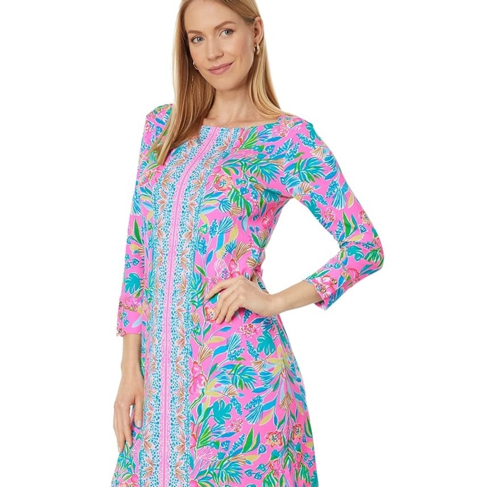 NWOT Havana Pink Casa Jaguar Lilly Pulitzer Sophie Dress XL - Picture 2 of 9